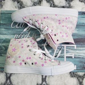 Converse women peony pink white ocean mint